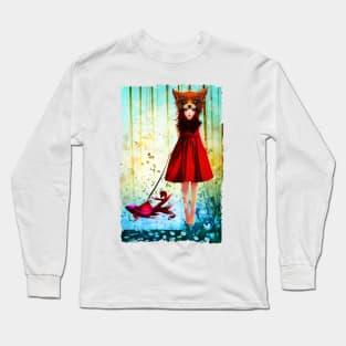 Curious Red - The Dark Inker Long Sleeve T-Shirt